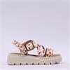 Una Healy Replay Chunky Sole Sandal - Beige Leopard Combi